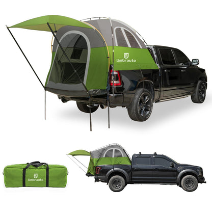 Umbrauto Truck Bed Tent with Awning,Fits 5.5-5.8 ft Truck Beds | PU3000mm Waterproof Pickup Tent