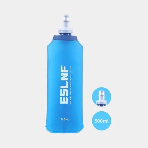 17oz Soft TPU Water Flask | Foldable BPA-Free Hydration Bottle for Outdoor Sports