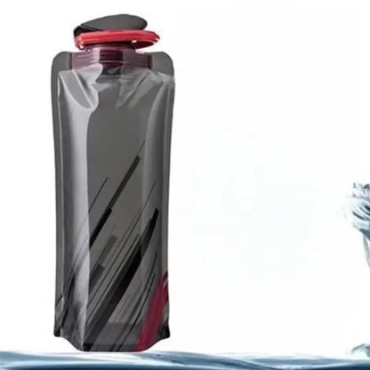17oz Soft TPU Water Flask | Foldable BPA-Free Hydration Bottle for Outdoor Sports