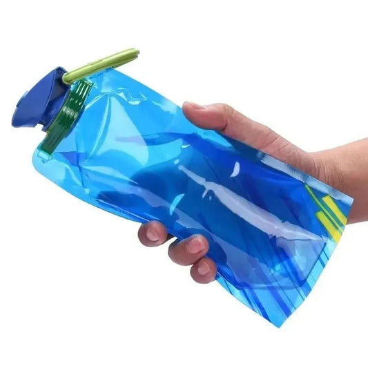 17oz Soft TPU Water Flask | Foldable BPA-Free Hydration Bottle for Outdoor Sports