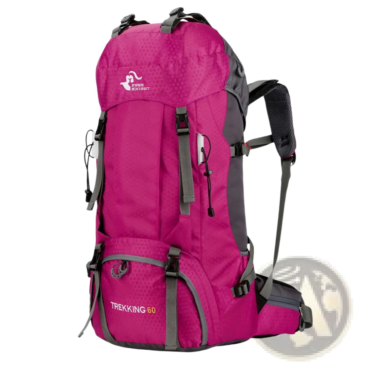 60l Hiking Backpack Durable Trekking Mountaineering Bag