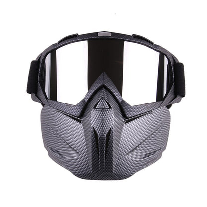 Men Women Ski Snowboard Snowmobile Goggles Snow Winter Windproof Skiing Glasses Motocross Sunglasses with Face Mask
