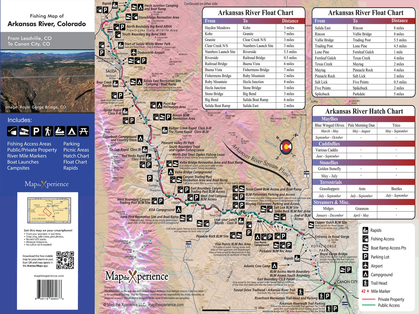 Arkansas River Colorado Fishing Map | Public River Access Guide
