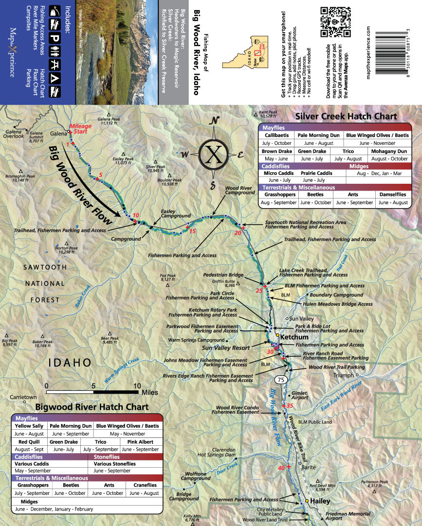 Big Wood River Idaho Fly Fishing Map | Public GPS Access Guide