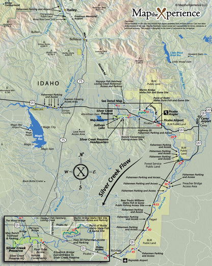 Big Wood River Idaho Fly Fishing Map | Public GPS Access Guide
