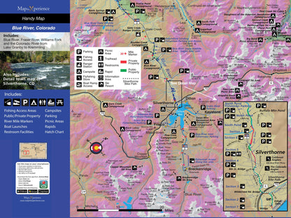 Blue River Colorado Fly Fishing Map | Public Access Guide
