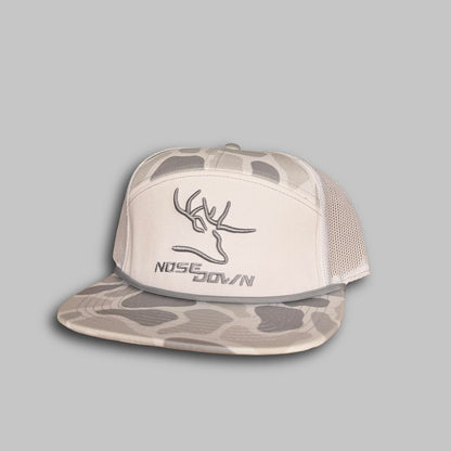 7 Panel Duck Camo Embroidered