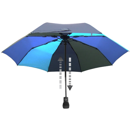 Light Trek Automatic Hiking Umbrella – Lightweight, Durable, Automatic Open/Close, Windproof Frame with Floating Compass & Backpack Carry Case