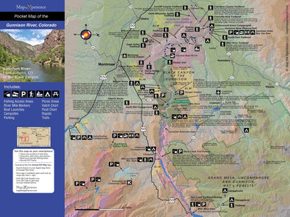 Gunnison River Colorado Fly Fishing Map | Public Access Guide