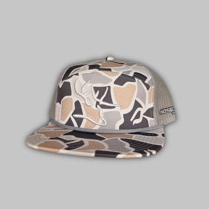 7 Panel Duck Camo Embroidered