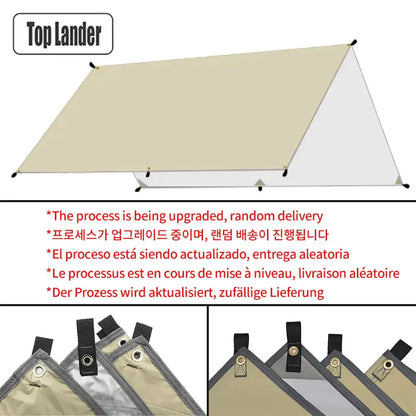 Ultralight Waterproof Tarp Tent – Large Sun Shelter Awning for Camping, Beach & Outdoor Adventures