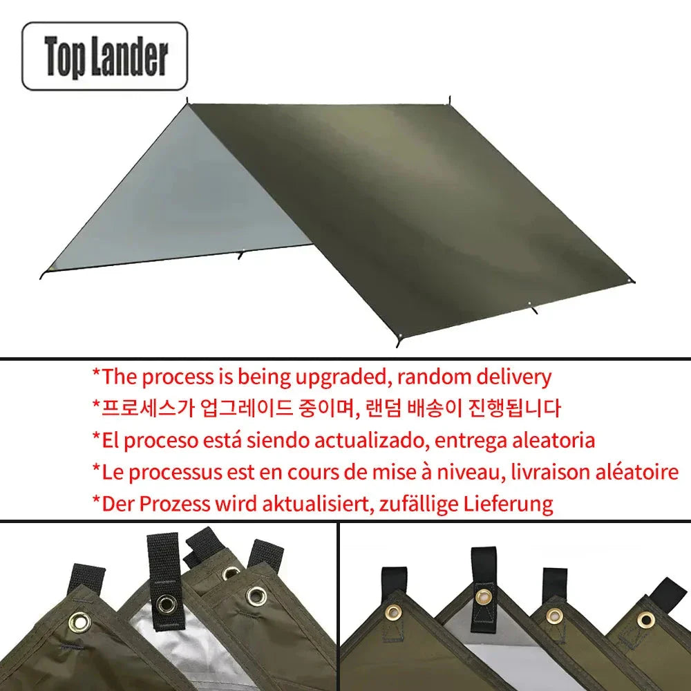 Ultralight Waterproof Tarp Tent – Large Sun Shelter Awning for Camping, Beach & Outdoor Adventures