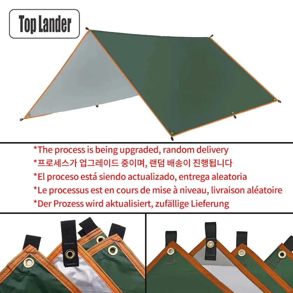 Ultralight Waterproof Tarp Tent – Large Sun Shelter Awning for Camping, Beach & Outdoor Adventures
