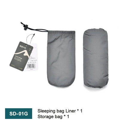 Outdoor Camping Sleeping Bag Liner Ultralight Mummy Sleeping Bag Backpack Liner Single Person Travel  Sleeping Bag