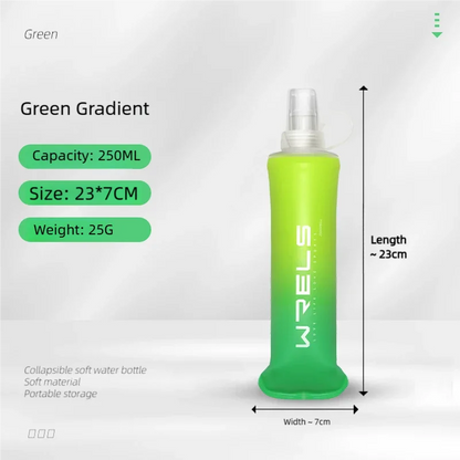 Folding TPU Soft Flask Water Bottle | Portable Hydration for Running, Hiking & Fitness