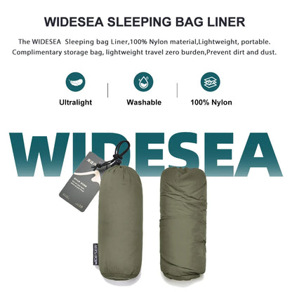 Outdoor Camping Sleeping Bag Liner Ultralight Mummy Sleeping Bag Backpack Liner Single Person Travel  Sleeping Bag
