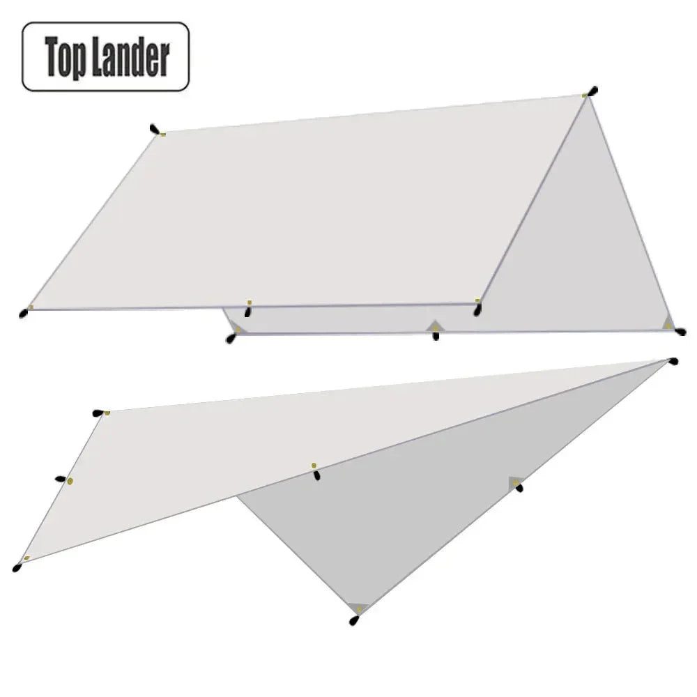 Ultralight Waterproof Tarp Tent – Large Sun Shelter Awning for Camping, Beach & Outdoor Adventures