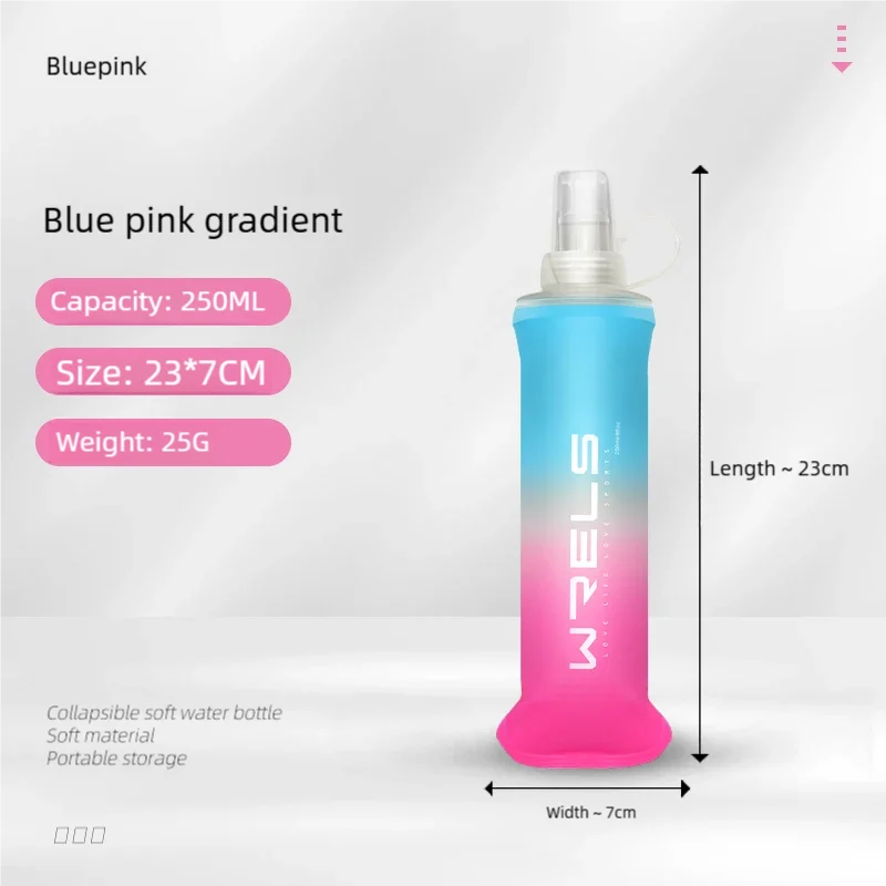 Folding TPU Soft Flask Water Bottle | Portable Hydration for Running, Hiking & Fitness