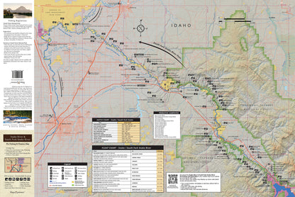 Snake River & South Fork Snake River Fly Fishing and Floaters Map | Public Access Guide