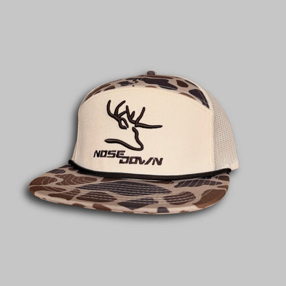 7 Panel Duck Camo Embroidered
