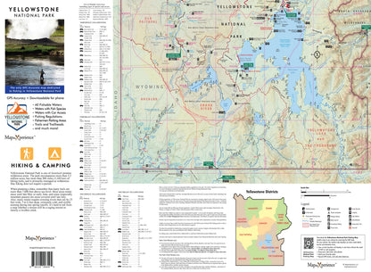 Yellowstone National Park Fly Fishing GPS Map | Paper & Mobile Access Guide