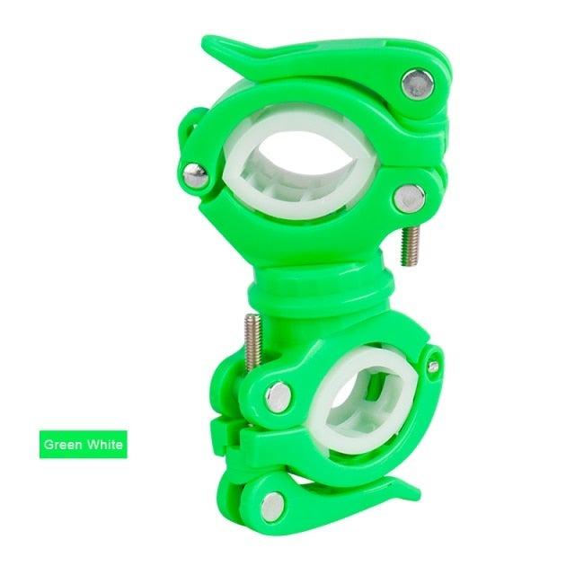 Bicycle Light Bracket Bike Lamp Holder LED Headlight Pump Stand Quick Release Mount 360 Degree Rotatable Universal Flashlight Mount Holder Mount Bicycle Mounting Bracket Flashlight Holder