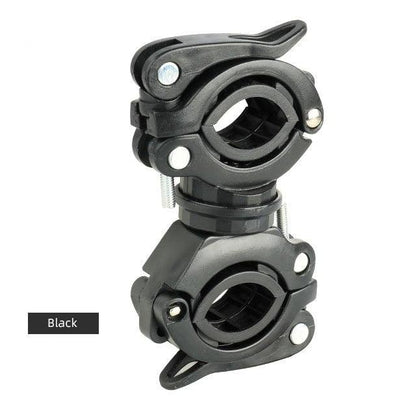 Bicycle Light Bracket Bike Lamp Holder LED Headlight Pump Stand Quick Release Mount 360 Degree Rotatable Universal Flashlight Mount Holder Mount Bicycle Mounting Bracket Flashlight Holder