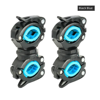 Bicycle Light Bracket Bike Lamp Holder LED Headlight Pump Stand Quick Release Mount 360 Degree Rotatable Universal Flashlight Mount Holder Mount Bicycle Mounting Bracket Flashlight Holder
