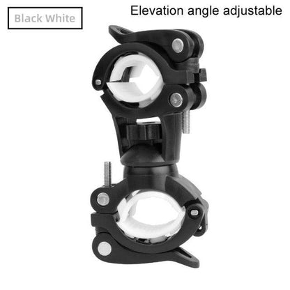 Bicycle Light Bracket Bike Lamp Holder LED Headlight Pump Stand Quick Release Mount 360 Degree Rotatable Universal Flashlight Mount Holder Mount Bicycle Mounting Bracket Flashlight Holder