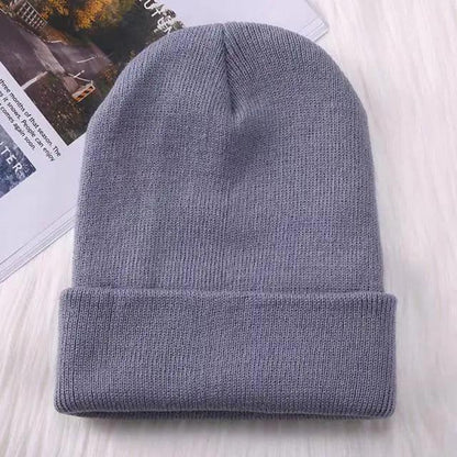 Winter Hats For Men Woman New Beanies Knitted Solid Cute Hat Girls Autumn Female Beanie Caps Warmer Stylish Ladies Casual Cap Outdoor Winter Adult Neutral Warm Hats Candy Color Knitted Woolen Hat for Women Men